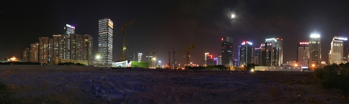Construction by night